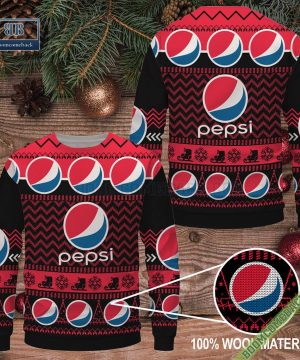 Pepsi Logo Pattern Ugly Christmas Sweater