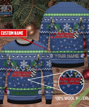 Personalized Advance Auto Parts Christmas Ugly Sweater