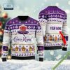 Personalized Crown Royal Peach Ugly Christmas Sweater