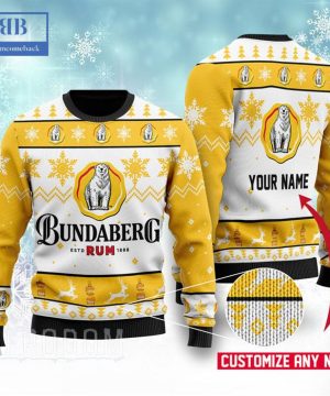 personalized name bundaberg ugly christmas sweater 3 S5M0M