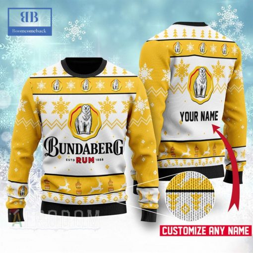 Personalized Name Bundaberg Ugly Christmas Sweater