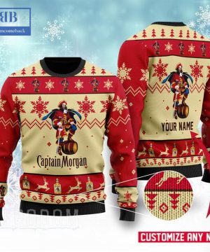 Personalized Name Captain Morgan Ver 1 Ugly Christmas Sweater