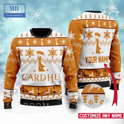 Personalized Name Cardhu Ugly Christmas Sweater