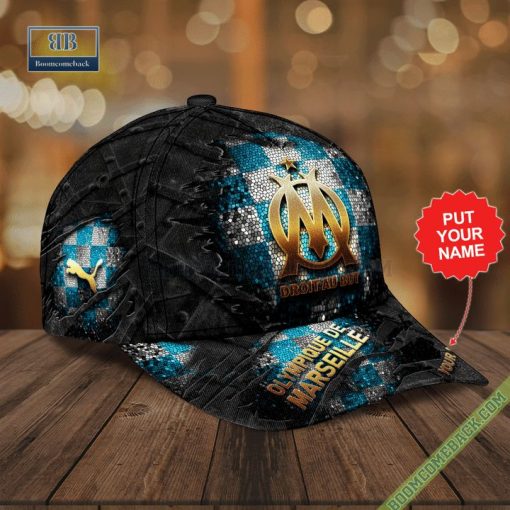 Personalized Olympique De Marseille Stained Glass Classic Cap