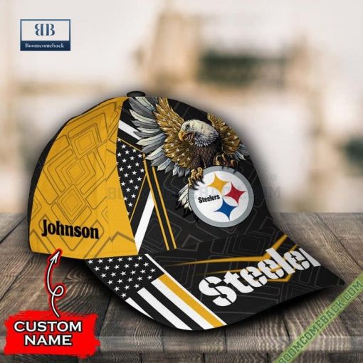 Personalized Pittsburgh Steelers Eagle Classic Cap