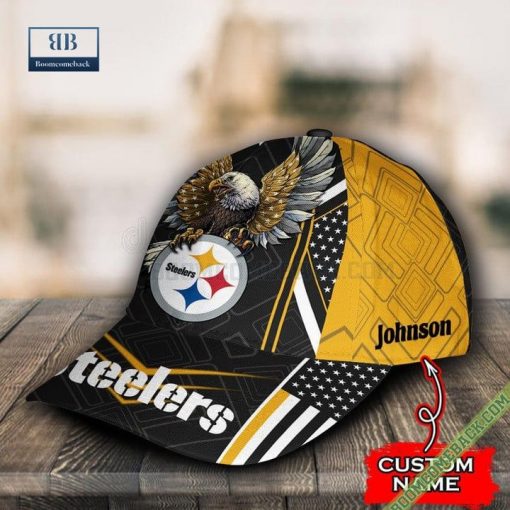 Personalized Pittsburgh Steelers Eagle Classic Cap