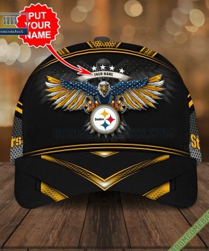 Personalized Pittsburgh Steelers NFL Eagle Classic Cap