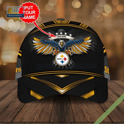 Personalized Pittsburgh Steelers NFL Eagle Classic Cap