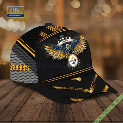 Personalized Pittsburgh Steelers NFL Eagle Classic Cap