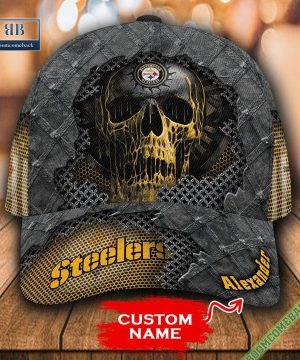 Personalized Pittsburgh Steelers Skull Classic Cap