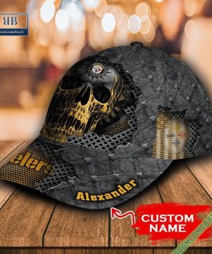 Personalized Pittsburgh Steelers Skull Classic Cap