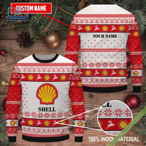 Personalized Shell Plc Ugly Christmas Sweater