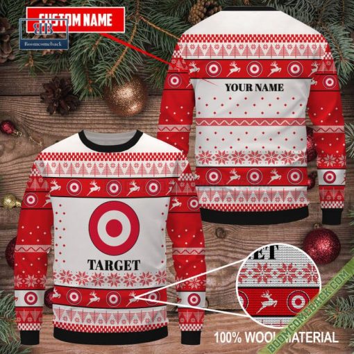 Personalized Target Corporation TGT Ugly Christmas Sweater