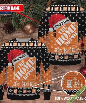 Personalized The Home Depot Ho Ho Ho Ugly Christmas Sweater