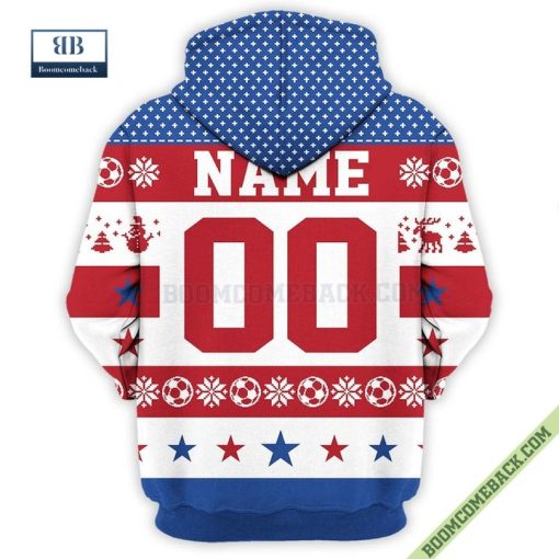 Personalized World Cup 2022 Netherlands Soccer Ugly Christmas 3D Sweater Hoodie T-Shirt