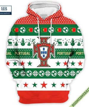 personalized world cup 2022 portugal soccer ugly christmas 3d sweater 15 zjNqC