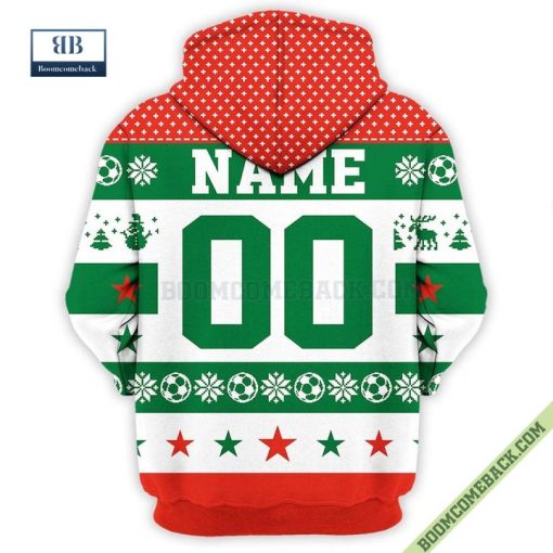 Personalized World Cup 2022 Portugal Soccer Ugly Christmas 3D Sweater