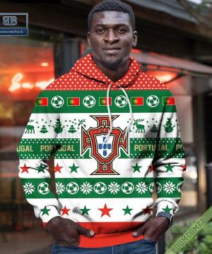 personalized world cup 2022 portugal soccer ugly christmas 3d sweater 3 vKehH