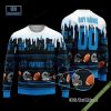 Pesonalized Chicago Bears Snow Custom Name And Number Ugly Christmas Sweater