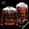 Pesonalized Chicago Bears Snow Custom Name And Number Ugly Christmas Sweater