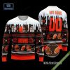 Pesonalized Cincinnati Bengals Snow Custom Name And Number Ugly Christmas Sweater