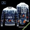 Pesonalized Houston Texans Snow Custom Name And Number Ugly Christmas Sweater