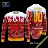 Pesonalized Jacksonville Jaguars Snow Custom Name And Number Ugly Christmas Sweater