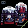 Pesonalized New York Jets Snow Custom Name And Number Ugly Christmas Sweater