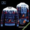 Pesonalized Tampa Bay Buccaneers Snow Custom Name And Number Ugly Christmas Sweater