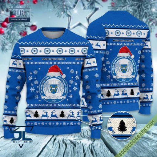 Peterborough United FC Trending Ugly Christmas Sweater