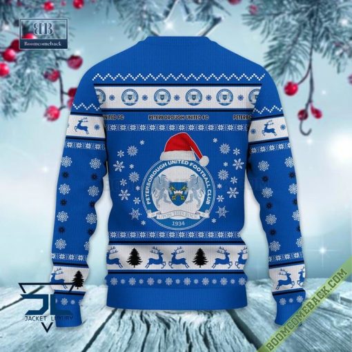 Peterborough United FC Trending Ugly Christmas Sweater