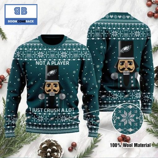 Philadelphia Eagles Not A Player I Just Crush Alot Ugly Christmas Sweater