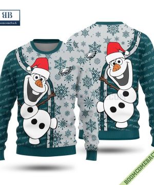 Philadelphia Eagles Olaf Christmas Ugly Sweater