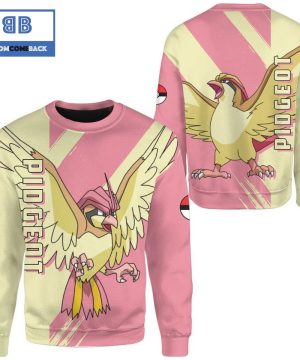 pidgeot pokemon anime christmas 3d sweatshirt 3 KhSdz