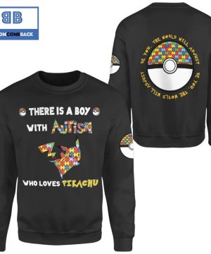 Pikachu Autism Pokemon Anime Christmas 3D Sweatshirt