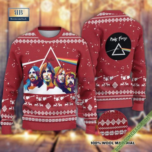 Pink Floyd Band Characters 3D Ugly Christmas Sweater