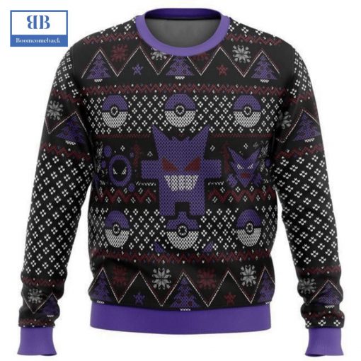 Pokemon Gengar Ver 2 Ugly Christmas Sweater