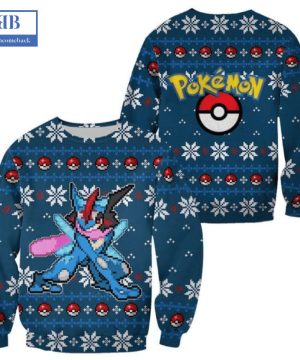 Pokemon Greninja Ugly Christmas Sweater