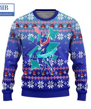 pokemon greninja ver 2 ugly christmas sweater 3 lnwrL