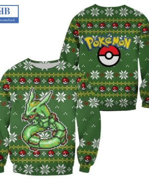 Pokemon Rayquaza Ugly Christmas Sweater