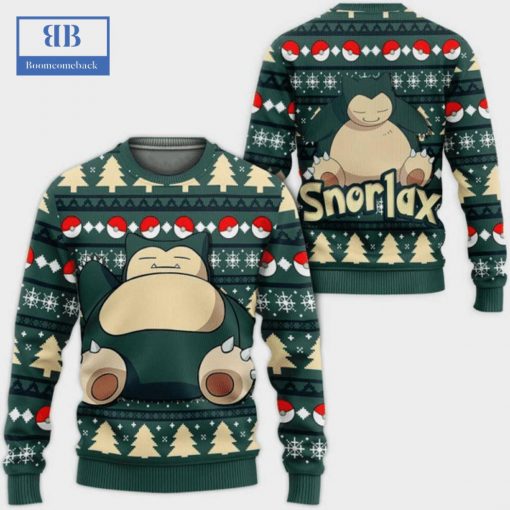 Pokemon Snorlax Ver 2 Ugly Christmas Sweater