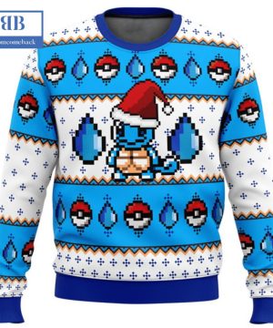 Pokemon Squirtle Ver 2 Ugly Christmas Sweater