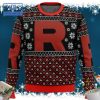 Pokemon Team Rocket Logo Green Ugly Christmas Sweater