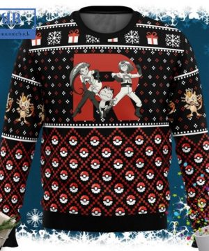 Pokemon Team Rocket Ugly Christmas Sweater