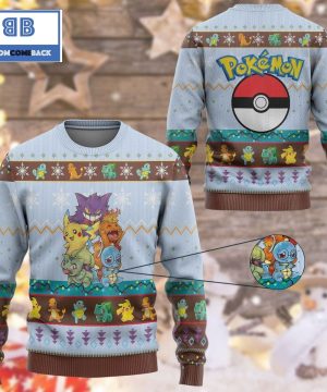 Pokemotion Pokemon Anime Custom Imitation Knitted Ugly Christmas Sweater