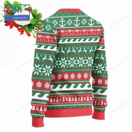 Pontoon Captain Merry Christmas Ugly Christmas Sweater