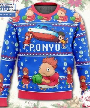 Ponyo Ugly Christmas Sweater