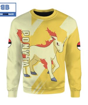 ponyta pokemon anime christmas 3d sweatshirt 2 vudai