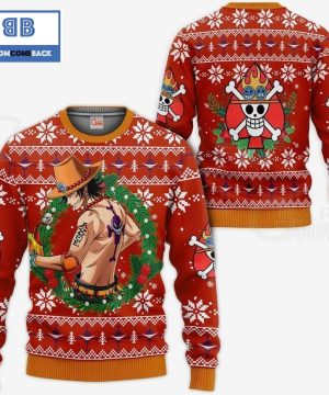 Portgas Ace One Piece Anime Ugly Christmas Sweater