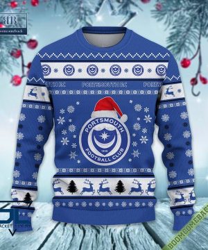 Portsmouth FC Trending Ugly Christmas Sweater